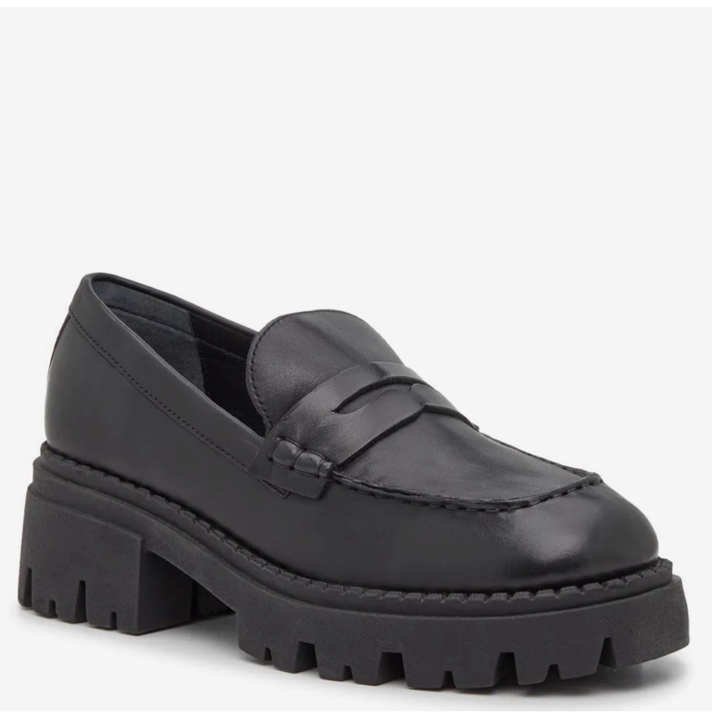 NEW Free People Lyra Lug Sole Loafer- Women's Classic Slip-On - Picture 3 of 9